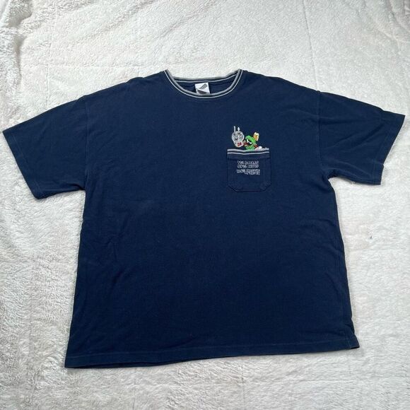 Vintage 90s Warner Bros. Looney Tunes Men’s Short Sleeve Shirt - Picture 1 of 7